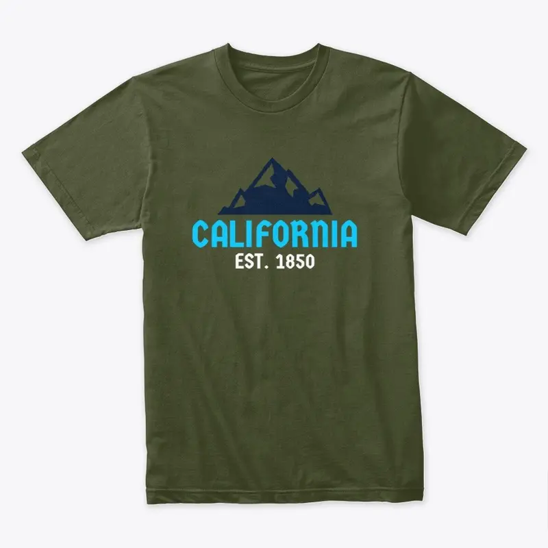 California Est. 1850 Mountains