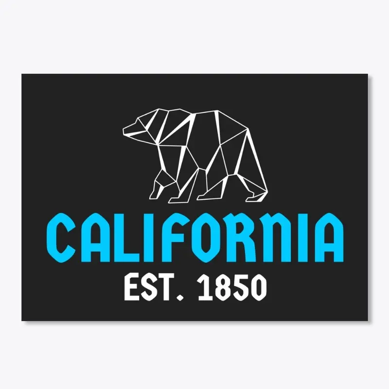 California Est. 1850 Bear